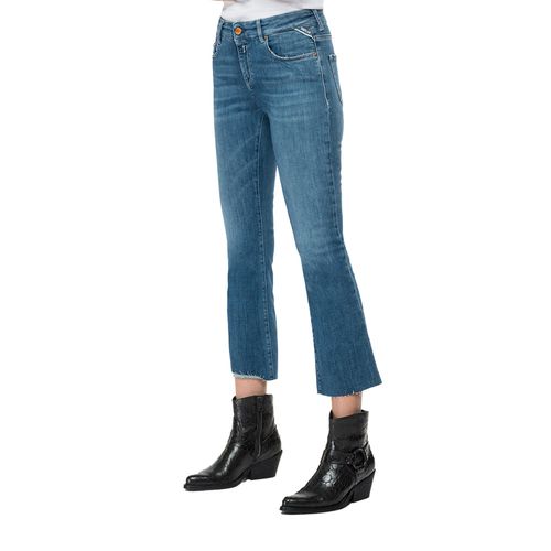 Jean Stretch Para Mujer Faaby Flare Crop Replay