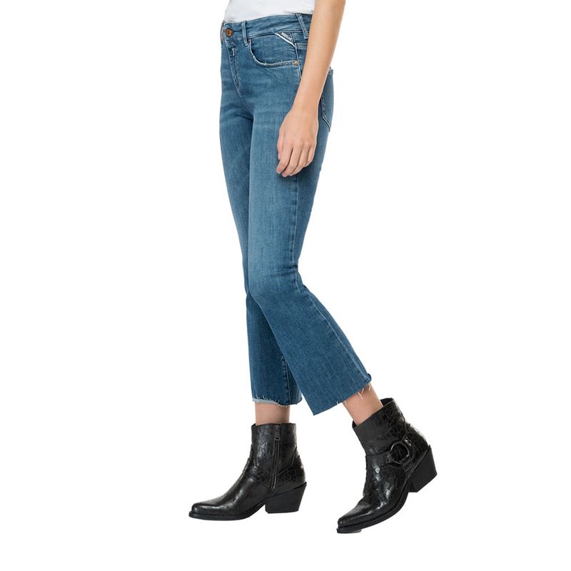 Jean-Stretch-Para-Mujer-Faaby-Flare-Crop-Replay