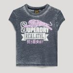 Camiseta-Para-Mujer-Varsity-Burnout-Cap-Slv-Tee-Superdry