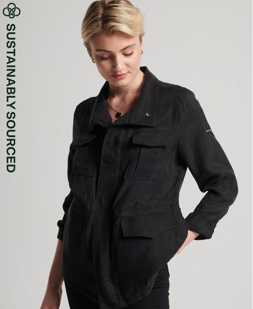 Chaqueta Casual Para Mujer Studios Cupro M65 Superdry