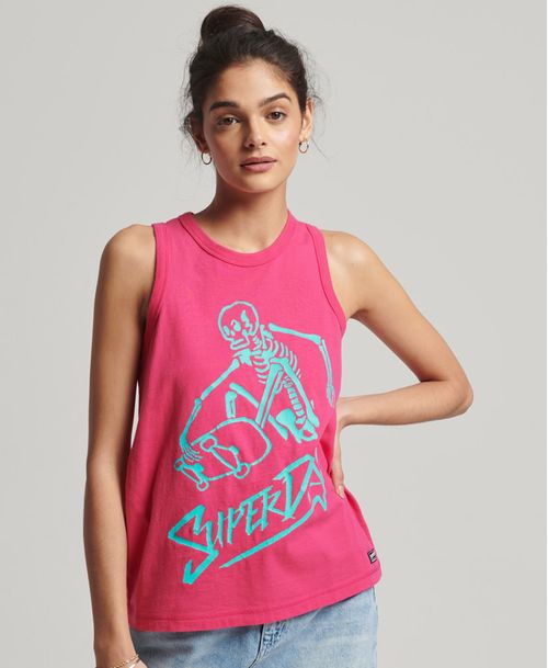 Camiseta Para Mujer Vintage Cali Vest Superdry