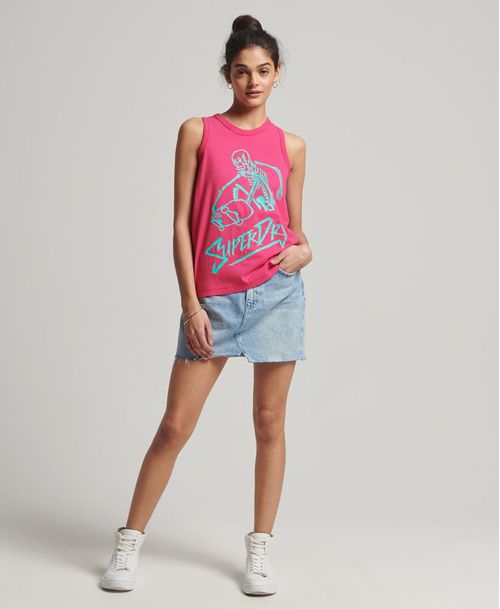 Camiseta Para Mujer Vintage Cali Vest Superdry