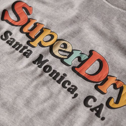 Camiseta Para Mujer Rainbow Relaxed Superdry