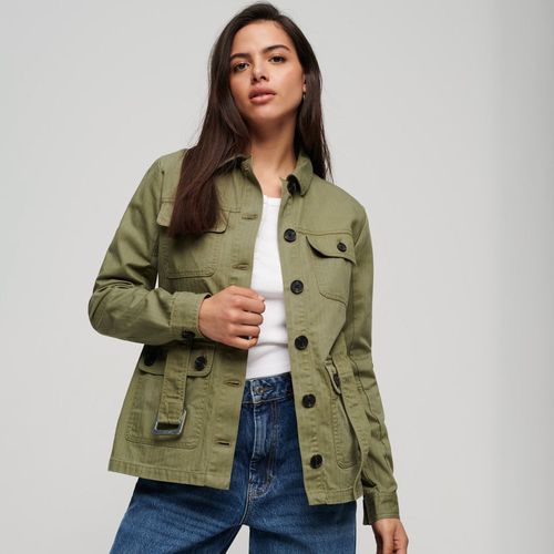 Chaqueta Casual Para Mujer Cotton Belted Safari Superdry