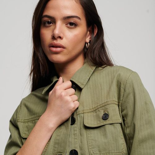 Chaqueta Casual Para Mujer Cotton Belted Safari Superdry