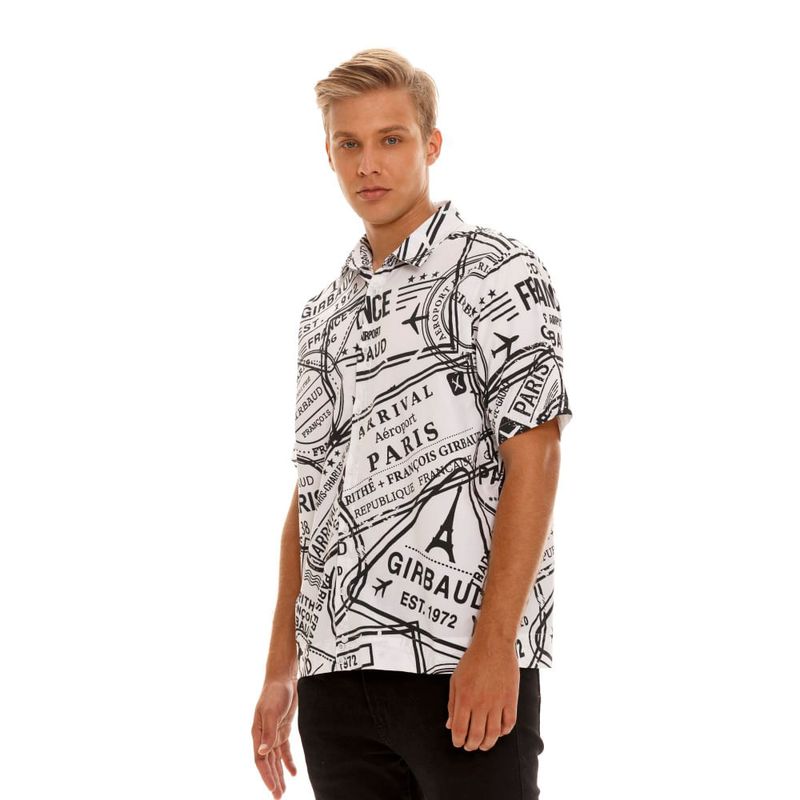 Camisa-Para-Hombre-Camisa-Girbaud