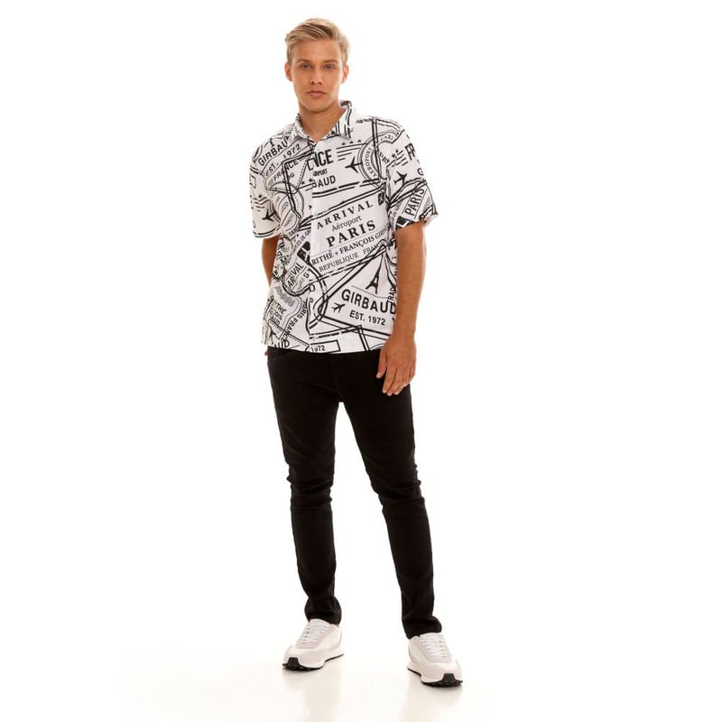 Camisa-Para-Hombre-Camisa-Girbaud