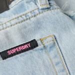 Jean-Stretch-Para-Mujer-Raw-Hem-Wide-Leg-Flare-Superdry