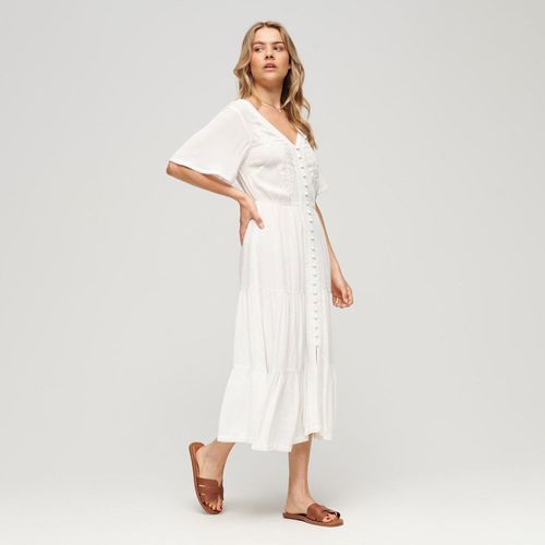 Vestido Corto Para Mujer Ss Emb Tiered Midi Superdry