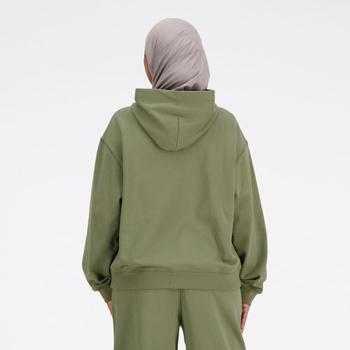 Buzo Hoodie Cerrado Para Mujer Terry New Balance