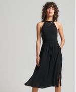 Vestido-Largo-Para-Mujer-Vintage-Smocked-Halter-Dress-Superdry