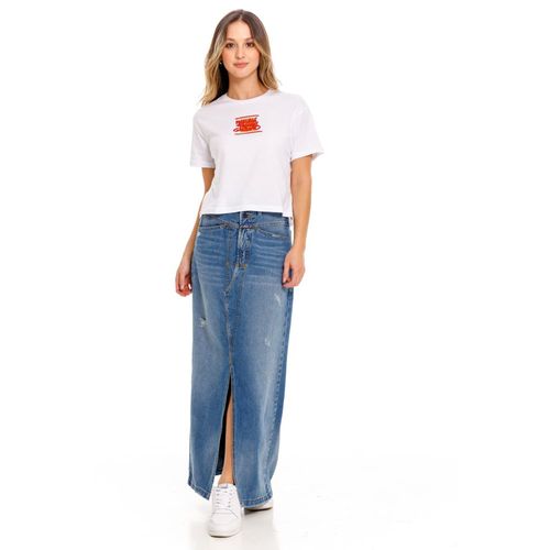 Camiseta Manga Corta Para Mujer Girbaud