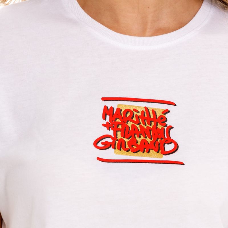 Camiseta-Manga-Corta-Para-Mujer-Girbaud