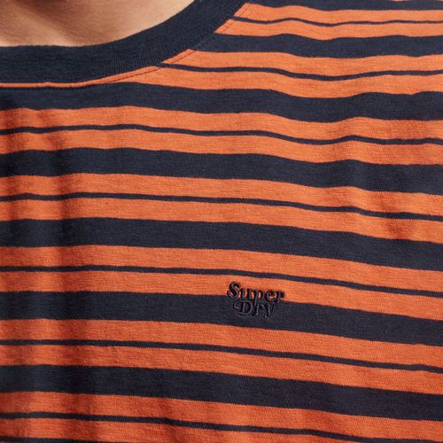 Camiseta Para Hombre Vintage Textured Stripe Superdry