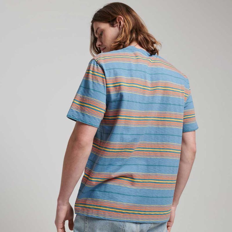Camiseta-Para-Hombre-Vintage-Textured-Stripe-Superdry