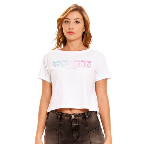 Camiseta Manga Corta Para Mujer Girbaud
