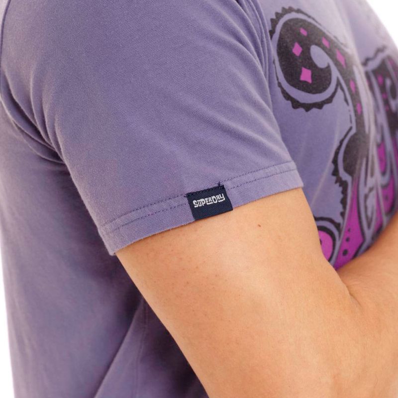 Camiseta-Manga-Corta-Para-Hombre-Vintage-Psych-Rock-Script-Superdry