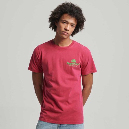 Camiseta Para Hombre Vintage Venue Neon Superdry