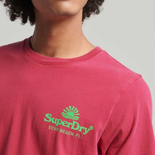 Camiseta Para Hombre Vintage Venue Neon Superdry