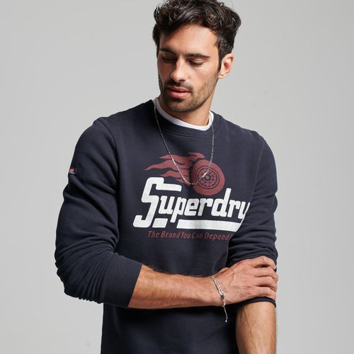 Buzo Cerrado Para Hombre Vintage Industrial Auto Crew Superdry