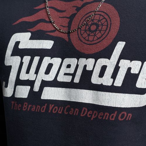 Buzo Cerrado Para Hombre Vintage Industrial Auto Crew Superdry