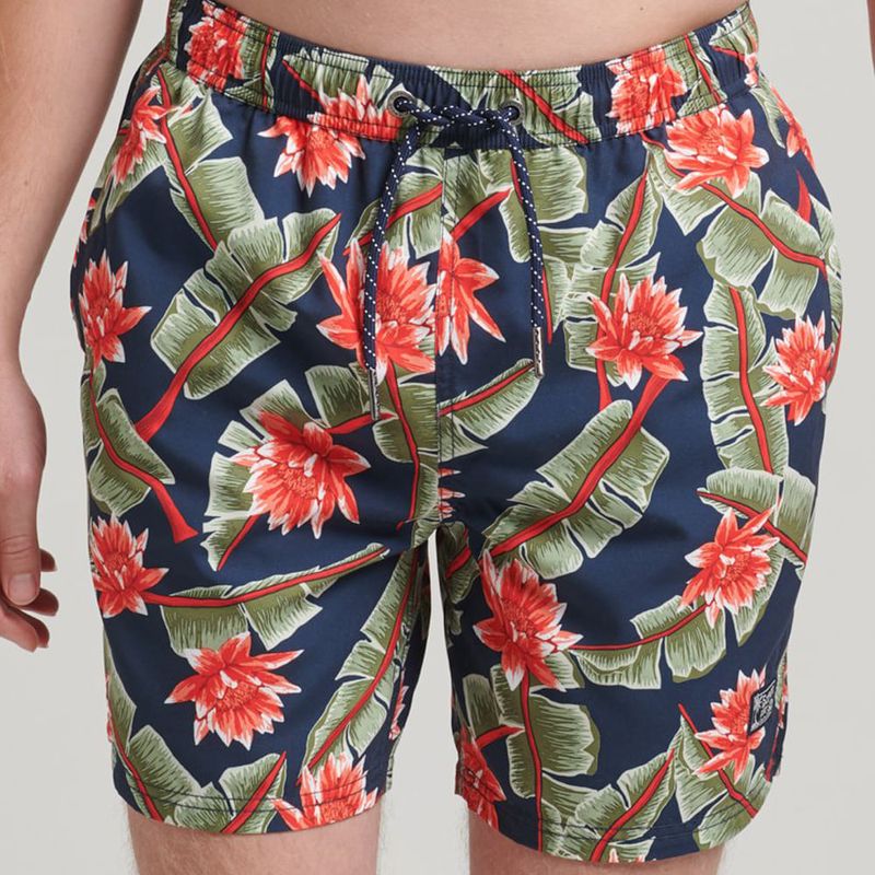 Pantaloneta-Corta-Para-Hombre-Vintage-Hawaiian-Superdry