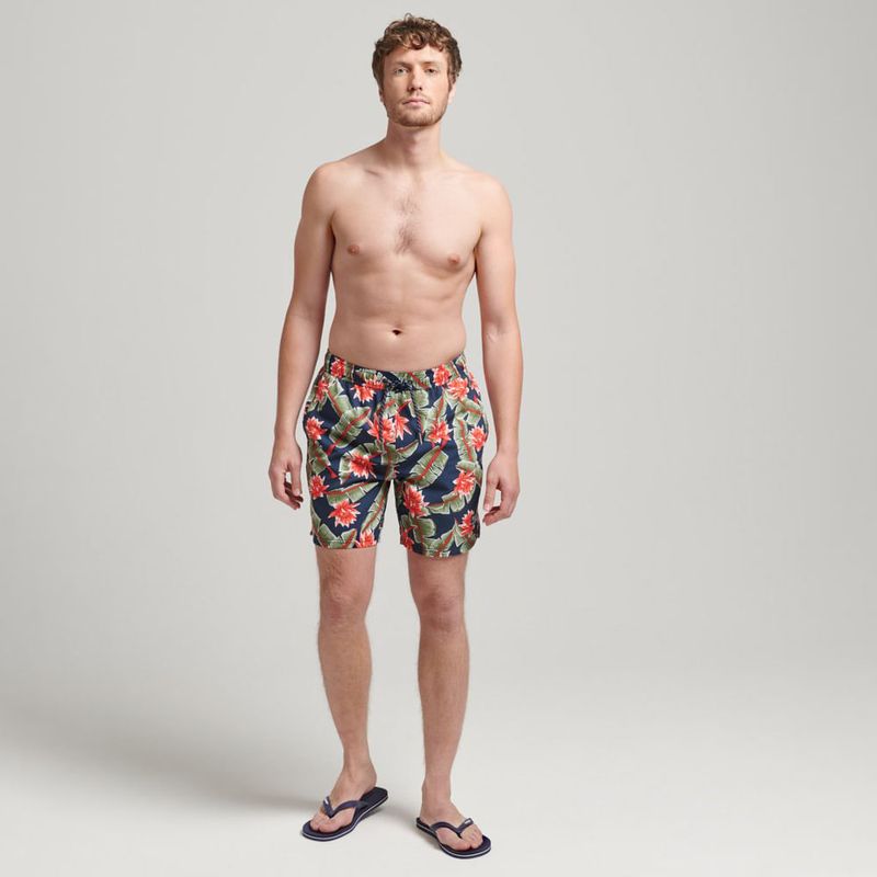 Pantaloneta-Corta-Para-Hombre-Vintage-Hawaiian-Superdry