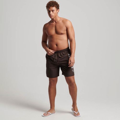 Pantaloneta Larga Para Hombre Code Applque 19InchSuperdry