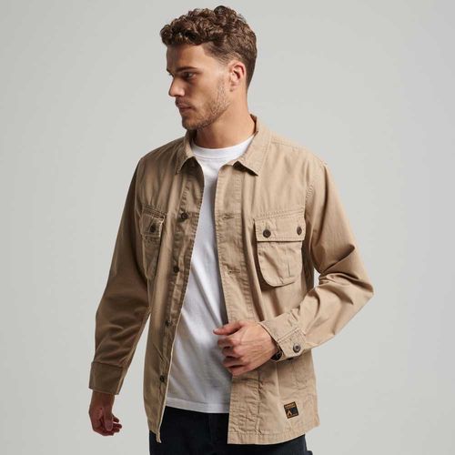 Camisa Manga Larga Para Hombre Vintage Combat Superdry