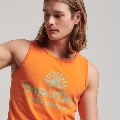 Camiseta Para Hombre Vintage Venue Neon Vest Superdry