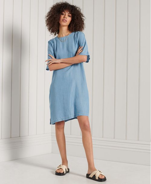 Vestido Corto Para Mujer Tencel T Dress Superdry