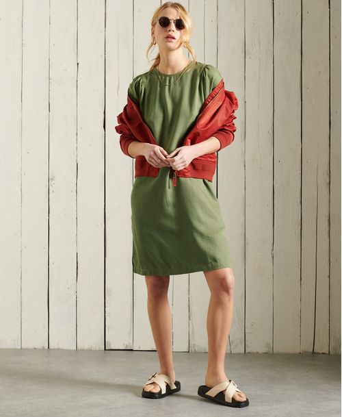 Vestido Corto Para Mujer Tencel T Dress Superdry