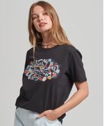 Camiseta-Para-Mujer-Vintage-Floral-Scripted-Tee-Superdry