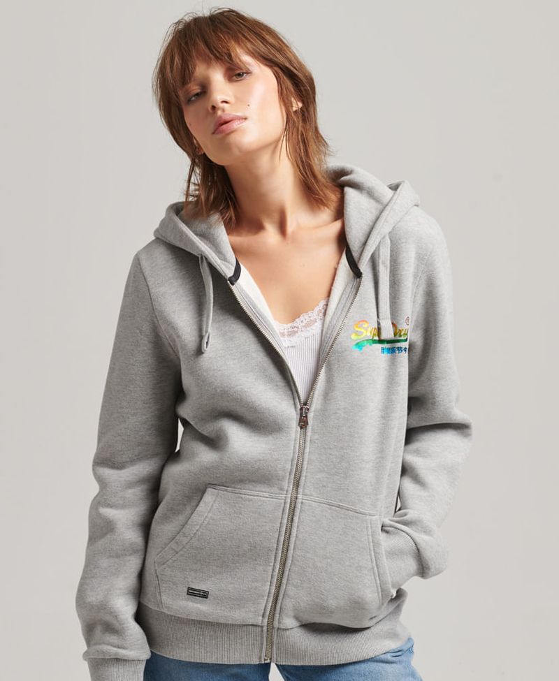 Buzo-Hoodie-Abierto-Para-Mujer-Vintage-Logo-Rainbow-Ziphood-Superdry