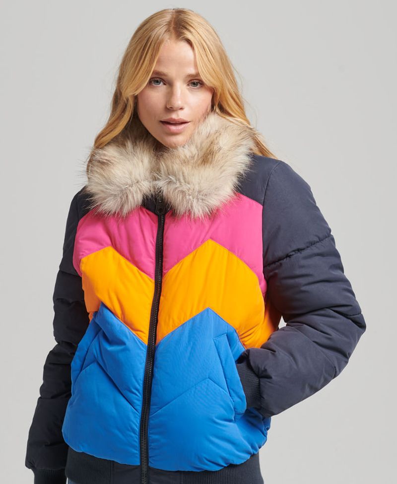 Chaqueta-Padded-Para-Mujer-Vintage-Retro-Puffer-Superdry
