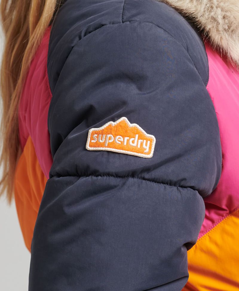 Chaqueta-Padded-Para-Mujer-Vintage-Retro-Puffer-Superdry