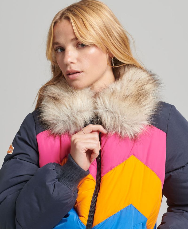 Chaqueta-Padded-Para-Mujer-Vintage-Retro-Puffer-Superdry