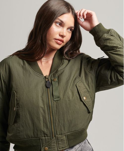 Chaqueta Casual Para Mujer Vintage Aviator Bomber Superdry