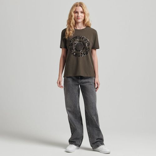 Camiseta Manga Corta Para Mujer Vintage Ellish Tee Superdry