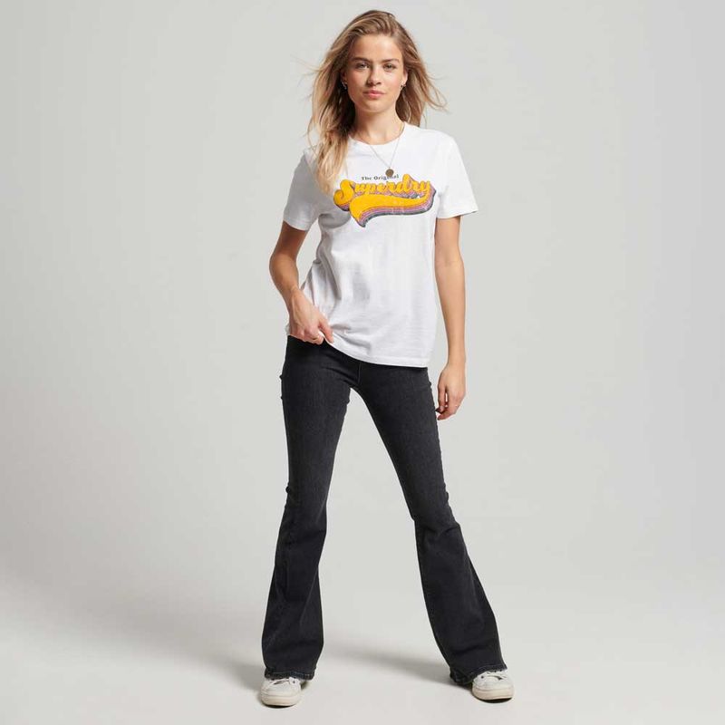 Camiseta-Para-Mujer-Vintage-Rainbow-Superdry