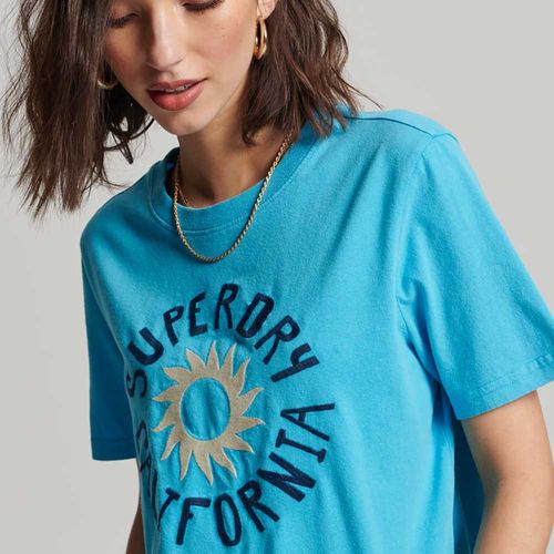 Camiseta Para Mujer Vintage Cali Cutout Superdry