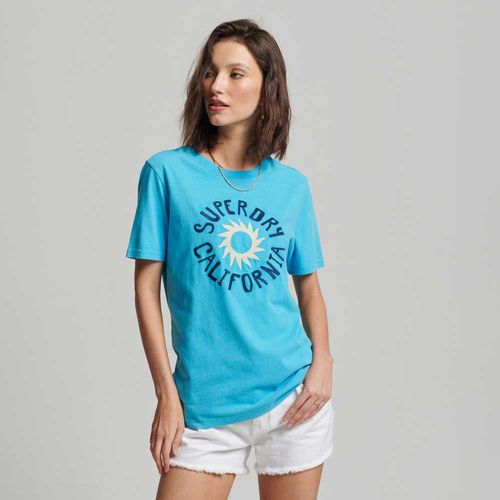 Camiseta Para Mujer Vintage Cali Cutout Superdry