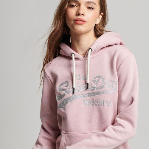 Buzo Hoodie Cerrado Para Mujer Scripted Coll Superdry
