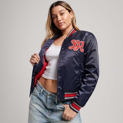 Chaqueta Casual Para Mujer Vintage Varsity Superdry