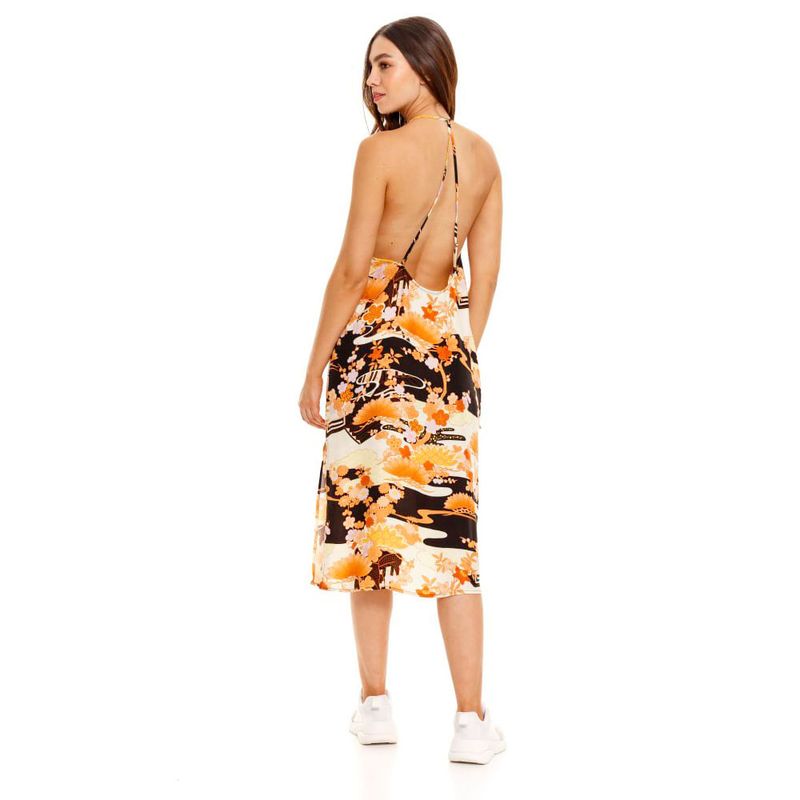 Vestido-Largo-Para-Mujer-Vintage-Midi-Halter-Superdry