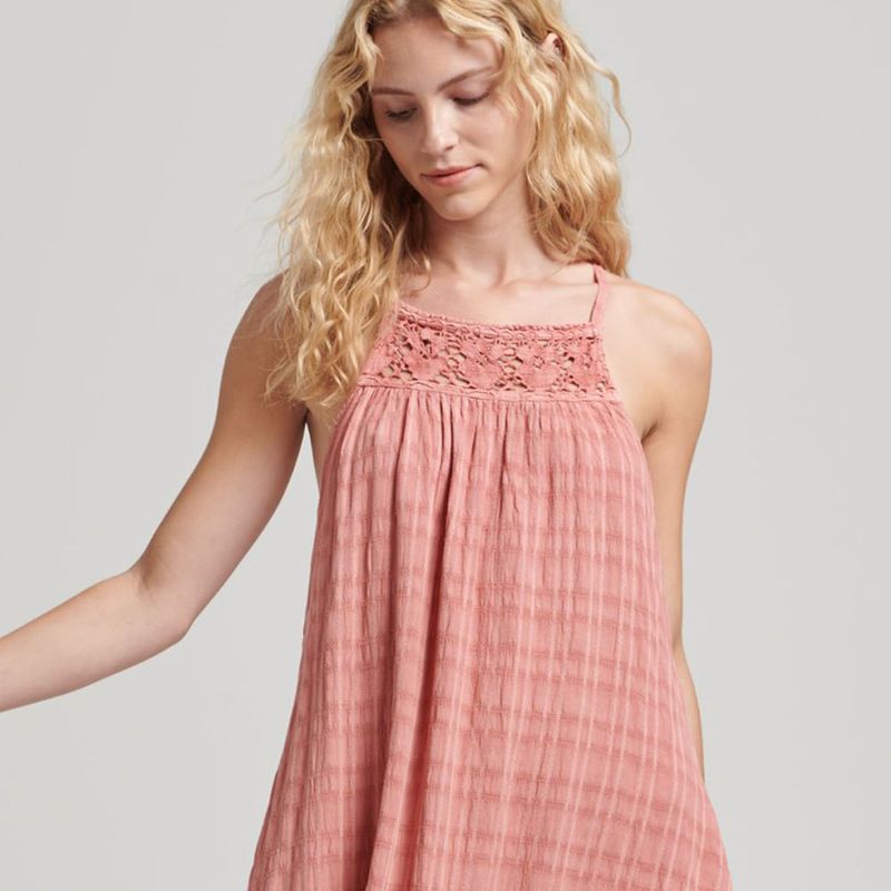 Vestido-Medio-Para-Mujer-Vintage-Long-Halter-Cami-Superdry