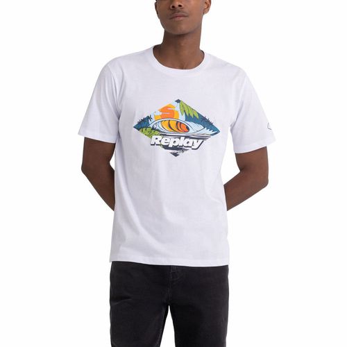Camiseta Manga Corta Para Hombre Replay