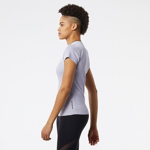 Camiseta Manga Corta Para Mujer Relentless Terry Layer New Balance