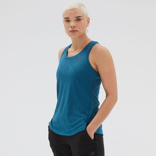 Camiseta Manga Sisa Para Mujer Q Speed Jacquard Tank New Balance
