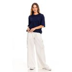 Camiseta-Manga-Corta-Para-Mujer-Girbaud